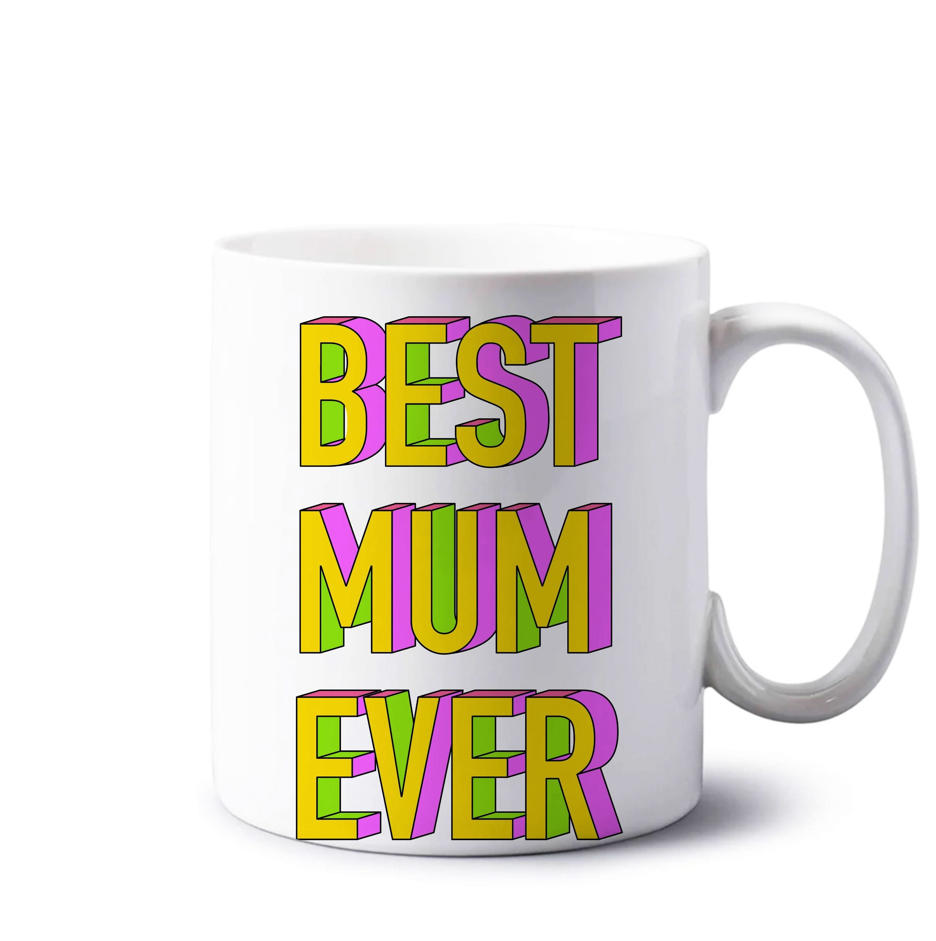 Geometric Best Mum Ever Mug