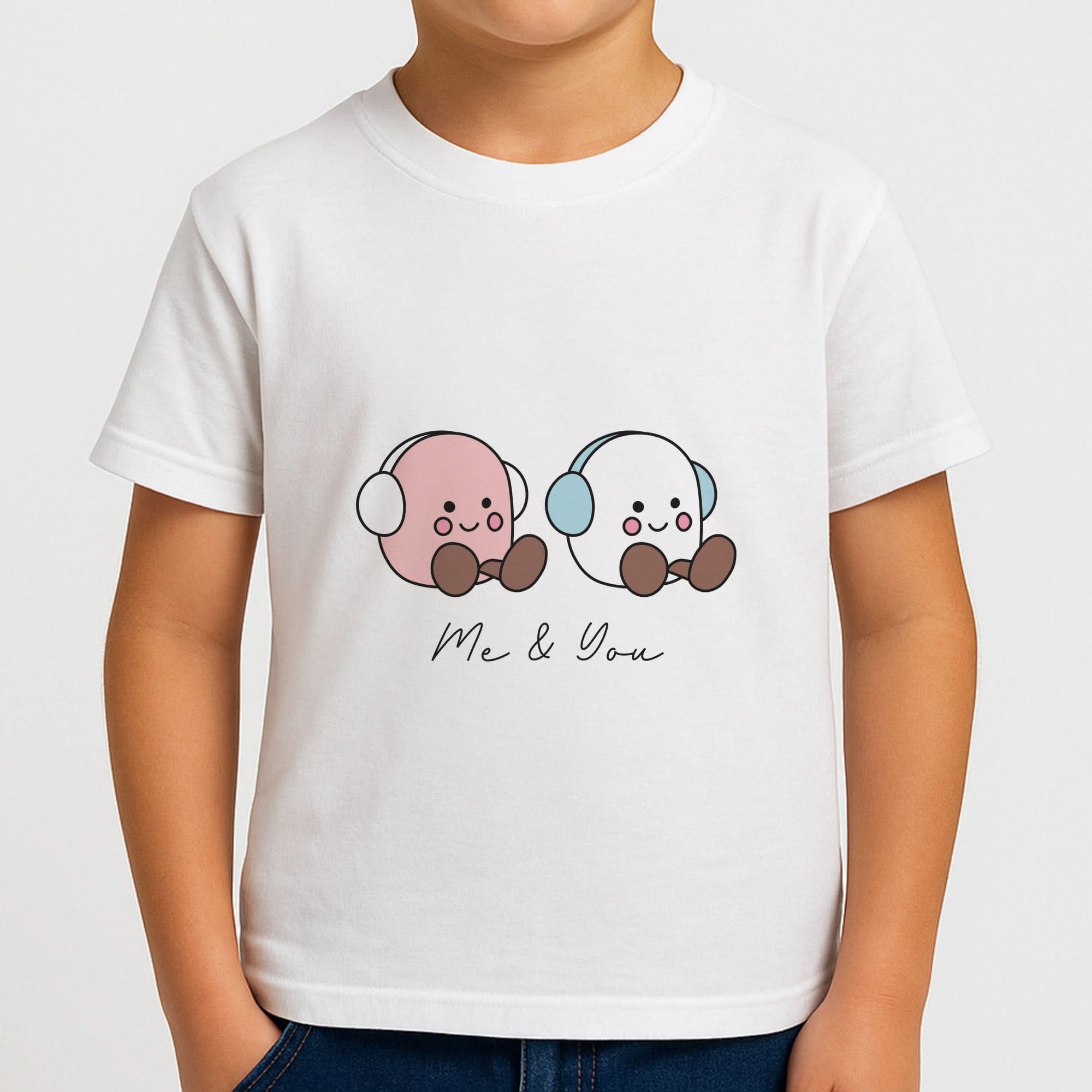 Cute Christmas Marshmellow Plushies Boys T-Shirt