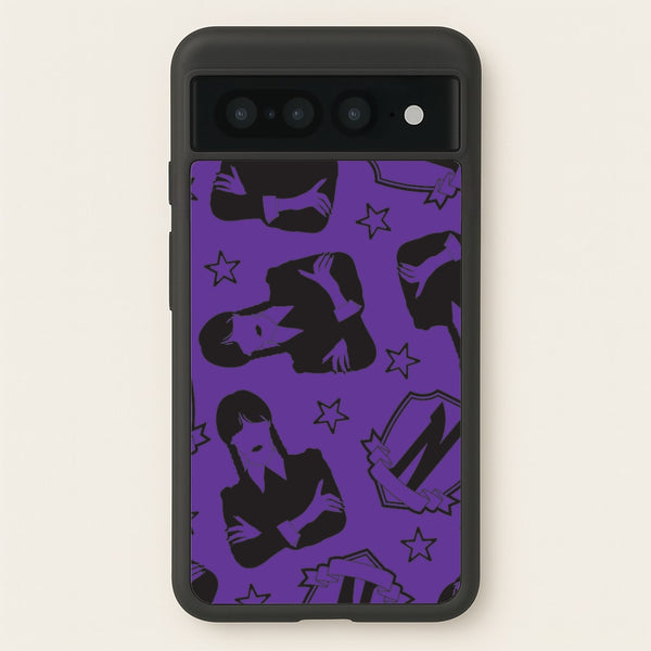 Wednesday Pattern Google Pixel 7 Pro Case