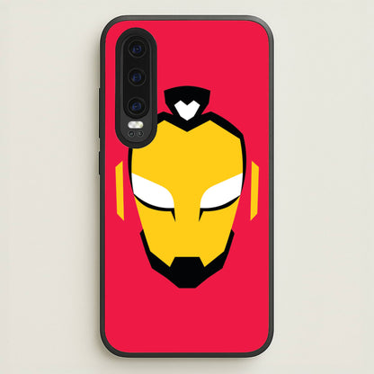 Metal Heart Hero Face Huawei P30 Case