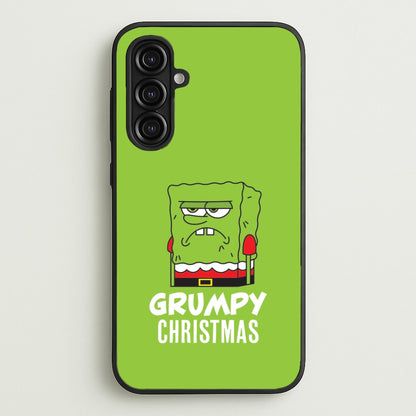 Grumpy Christmas Cartoon Sponge Galaxy A16 Case