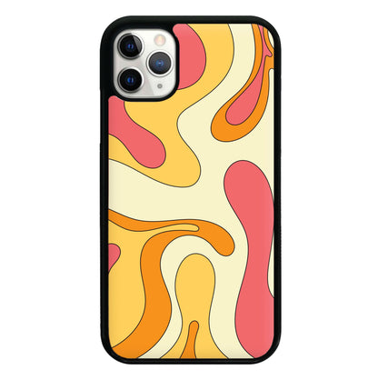 Pastel Waves Abstract Pattern Phone Case