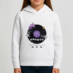 Amethyst Vinyl Scrapbook Girls Hoodie