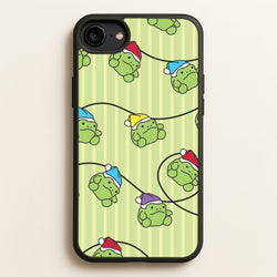 Christmas Frog Plush Fairylights Pattern iPhone 6 / 7 / 8 / SE Case