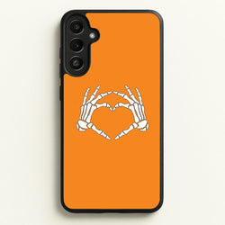 Skeleton Heart Galaxy A34 Case