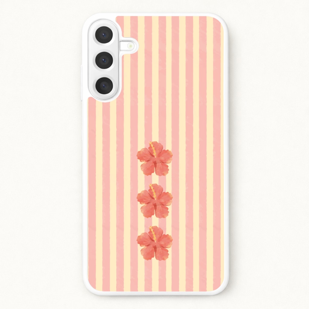 Hibiscus Rays Galaxy A57 Case