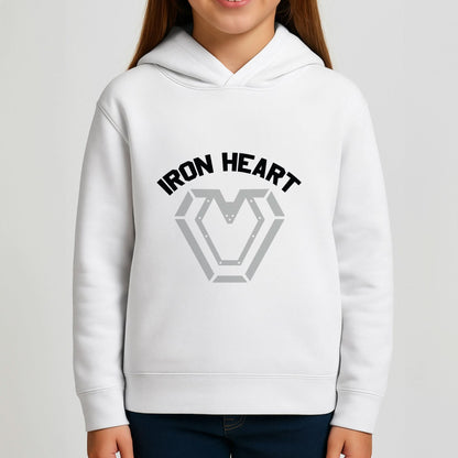 Metal Hero Heart Girls Hoodie