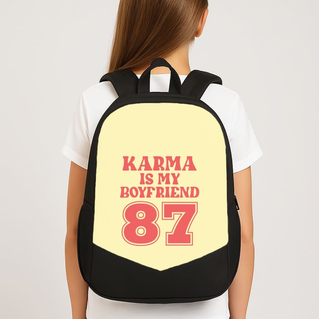 Karma Is My Boyfriend School Bag