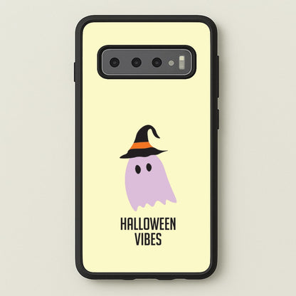 Purple Ghost Halloween Vibes Galaxy S10 Plus Case