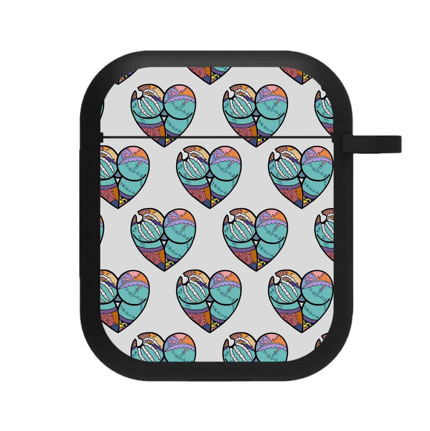 Sally And Jack Heart Pattern - Nightmare Before Christmas AirPods Case