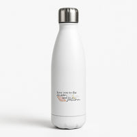 Love You To The Moon And Saturn Water Bottle