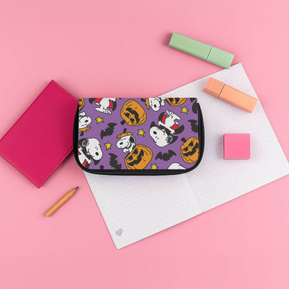 Cartoon Beagle Halloween Pattern Pencil Case