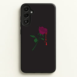 Dark Pink Rose Galaxy A36 Case