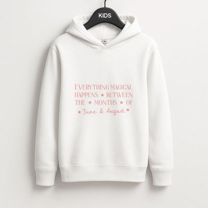Everything Magical Happens Kids Hoodie