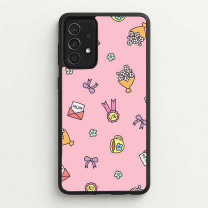 Mum Doodles Pattern Galaxy A52 / A52s Case
