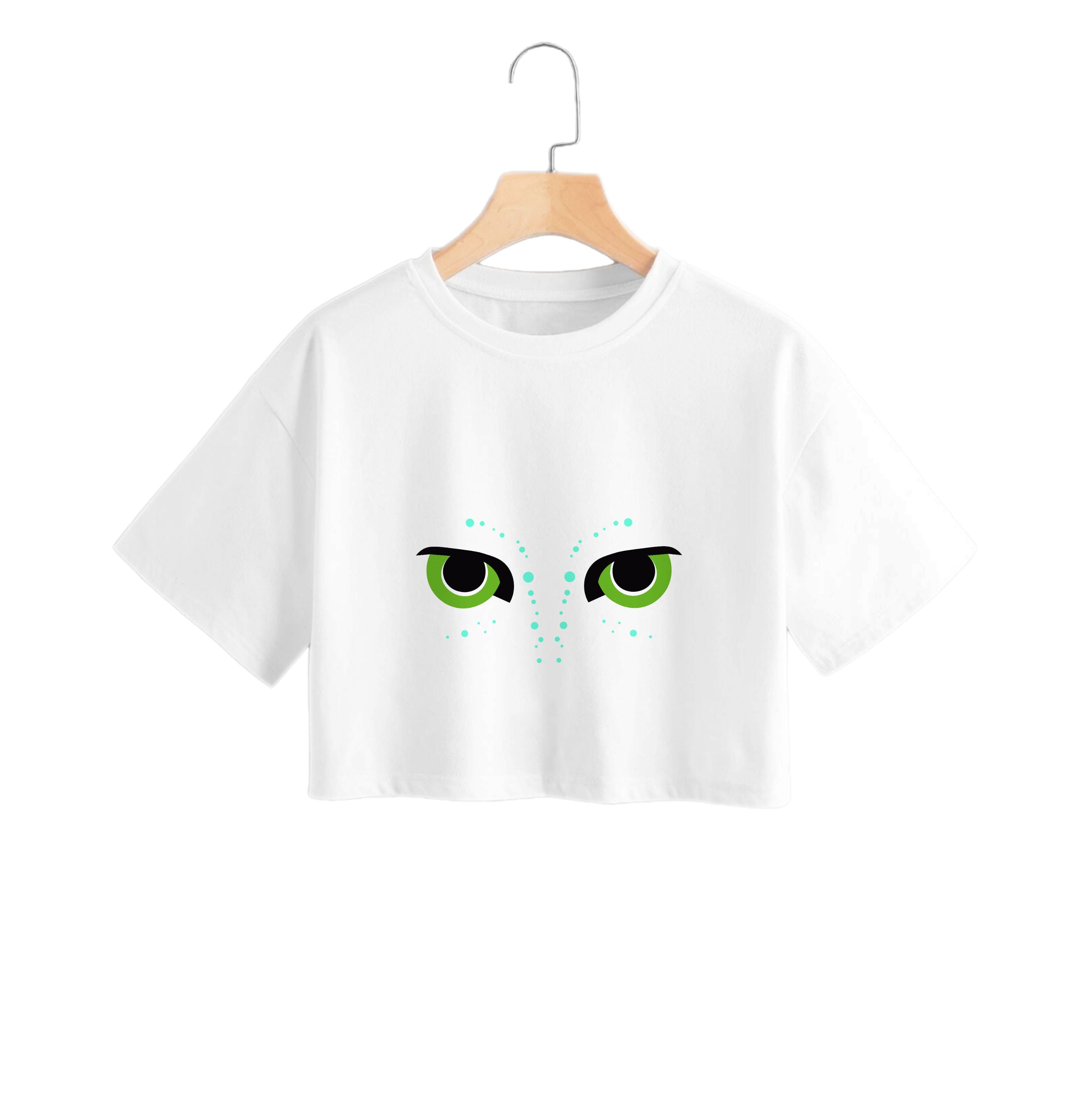 Alien World Eyes Crop Top