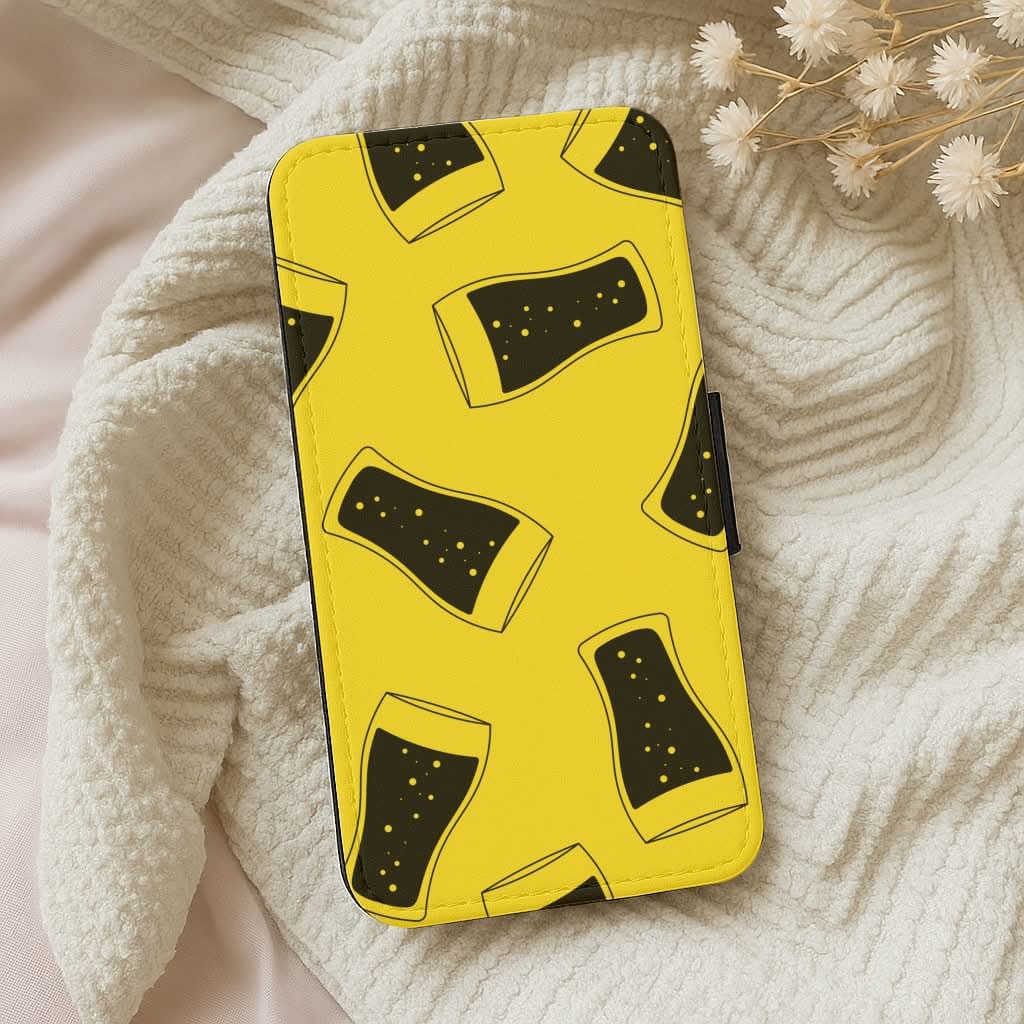 Pint Pattern Leather Phone Case