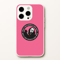What's Your Favourite Scary Movie Badge iPhone 15 Pro Case