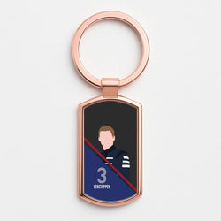Verstappen 2026 Rose Gold Keyring