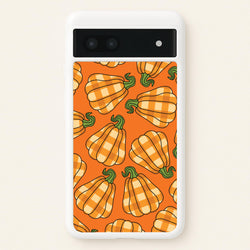 Tartan Pumpkins Pattern Google Pixel 7a Case