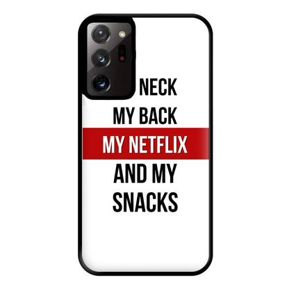 My Netflix & My Snacks Phone Case