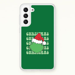 Green Creature Christmas Galaxy S22 Case