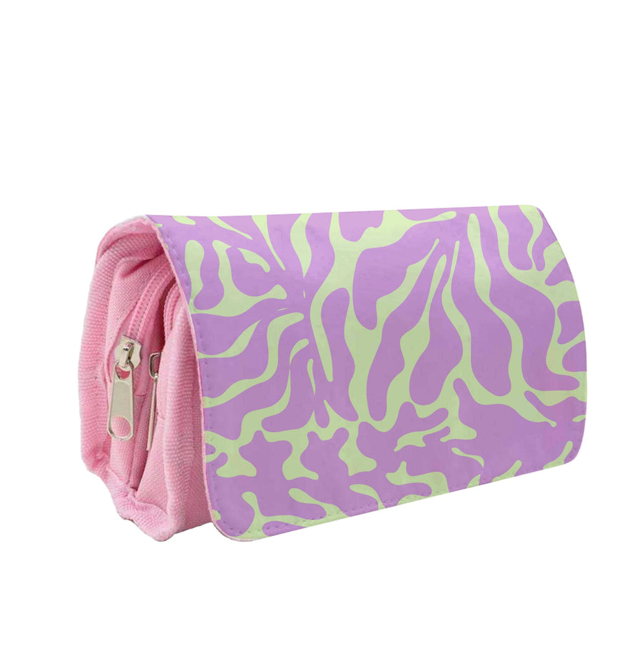 Pink Leaves - Foliage Pencil Case