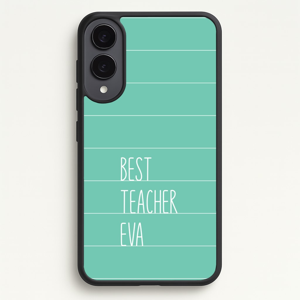 Best Teacher Eva Galaxy S25 Edge Case
