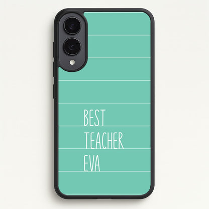 Best Teacher Eva Galaxy S25 Edge Case
