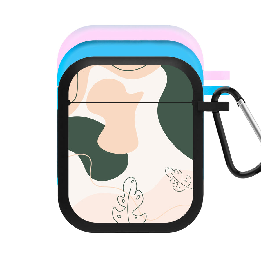 Abstract Leafs - Floral AirPods Case