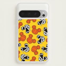 Pumpkin And Mummy Mouse Pattern Google Pixel 9 Pro XL Case