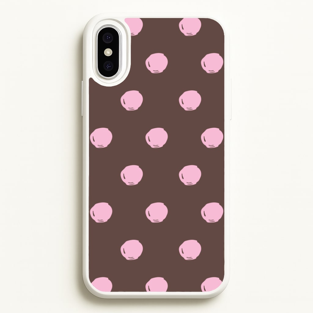 Chocolate & Strawberry Buttons iPhone XS Max Case