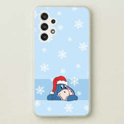 Cartoon Donkey Snowflakes Galaxy A13 Case