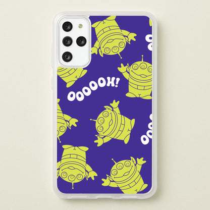 Toy Aliens Silhouette Pattern Galaxy S20 Plus Case