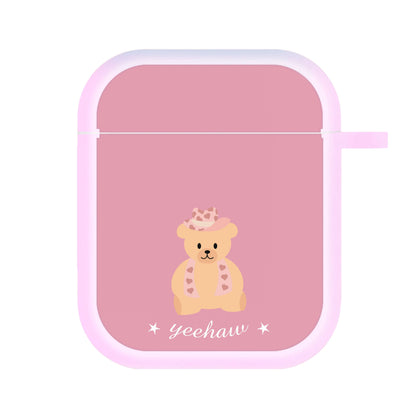 Yeehaw Teddy Bear AirPods Case