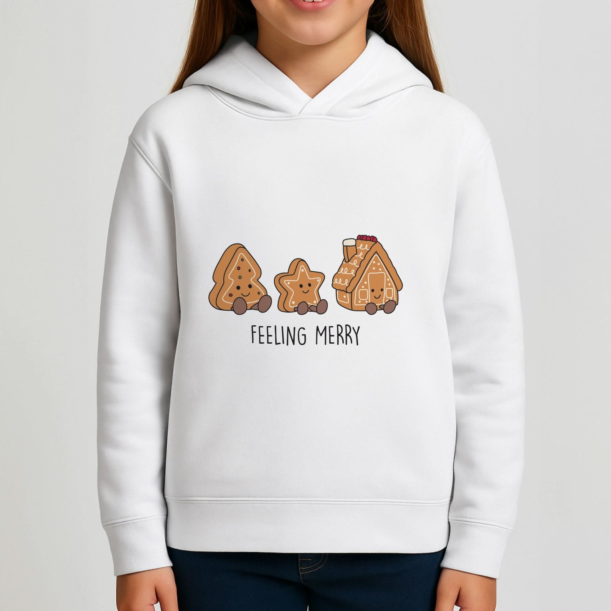 Gingerbread Plushies Quote Girls Hoodie