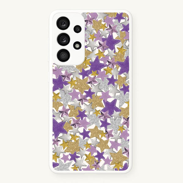 Mauve Stars Collage  Galaxy A53 Case
