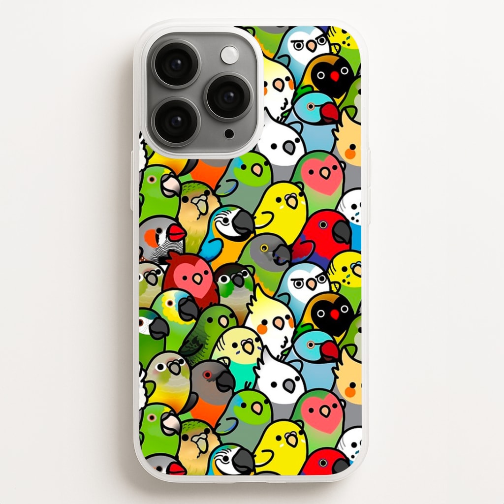 Everybirdy Pattern Phone Case for iPhone, Samsung Galaxy and Google Pixel