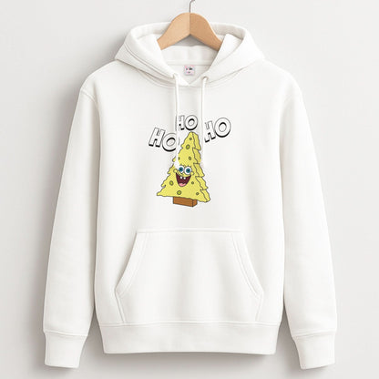 Christmas Tree Cartoon Sponge Unisex Hoodie