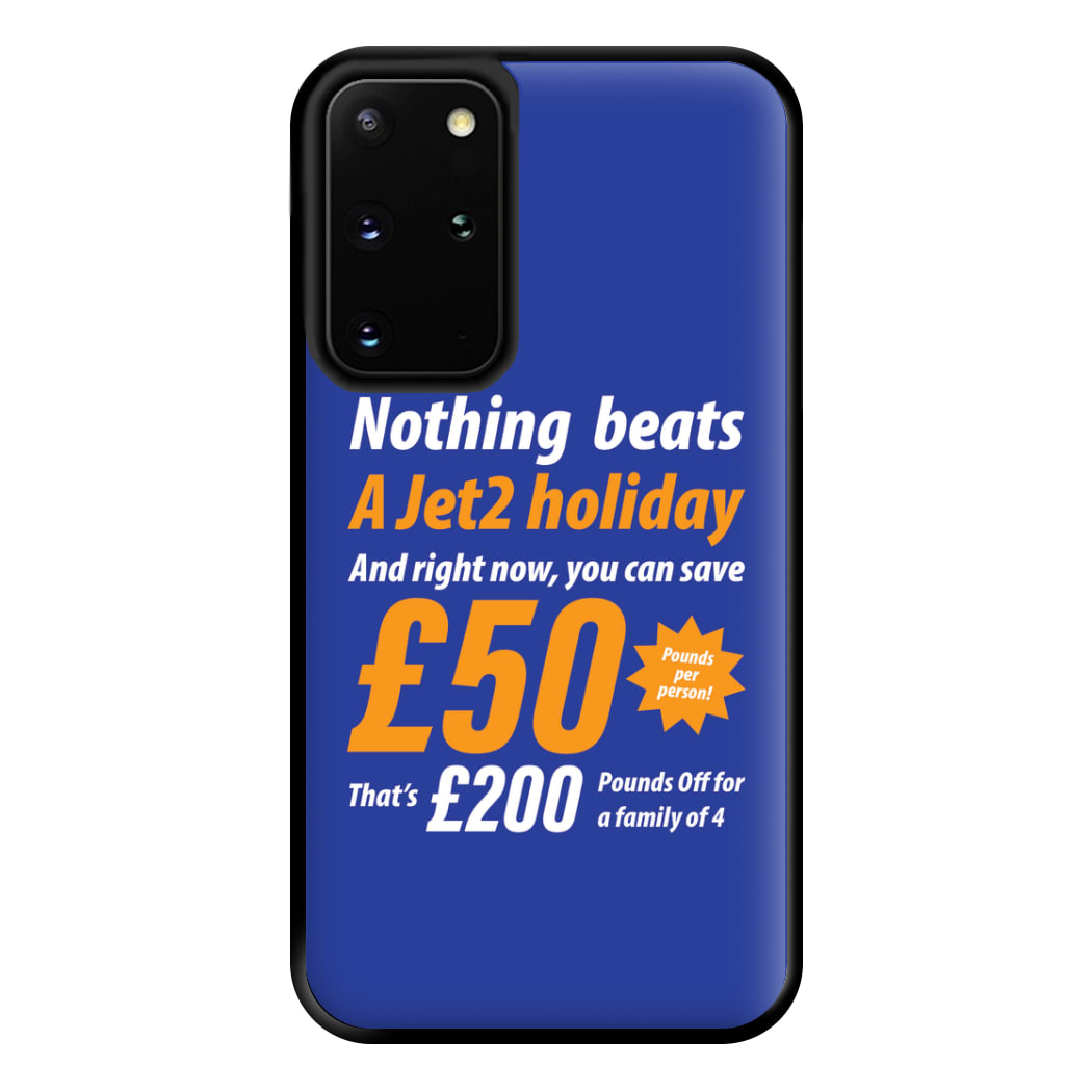 Nothing Beats A Jet Holiday Galaxy S20 Plus Case
