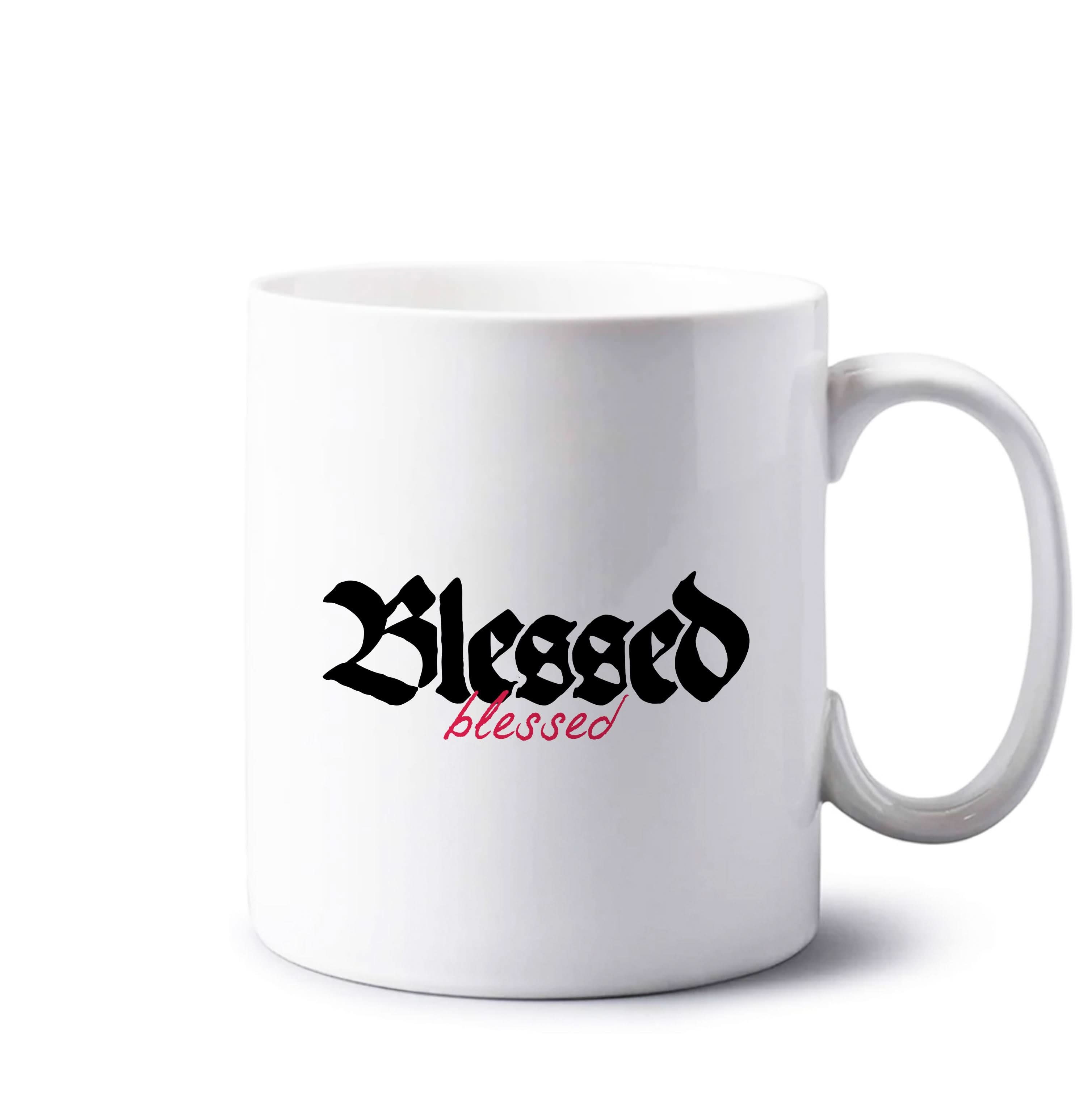 Glitter Blessed Mug