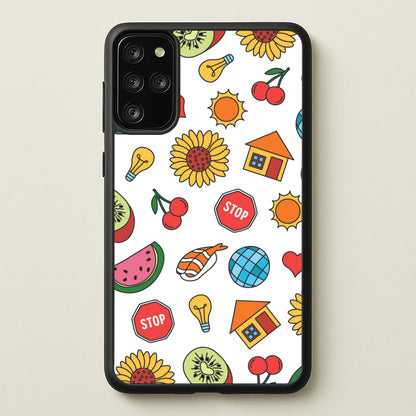 Harry Stickers Pattern Galaxy S20 Plus Case
