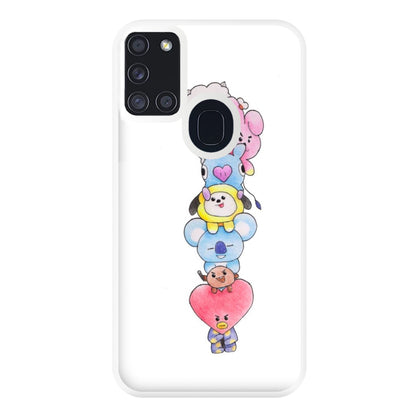 K-Pop Band BT21 Drawing Phone Case