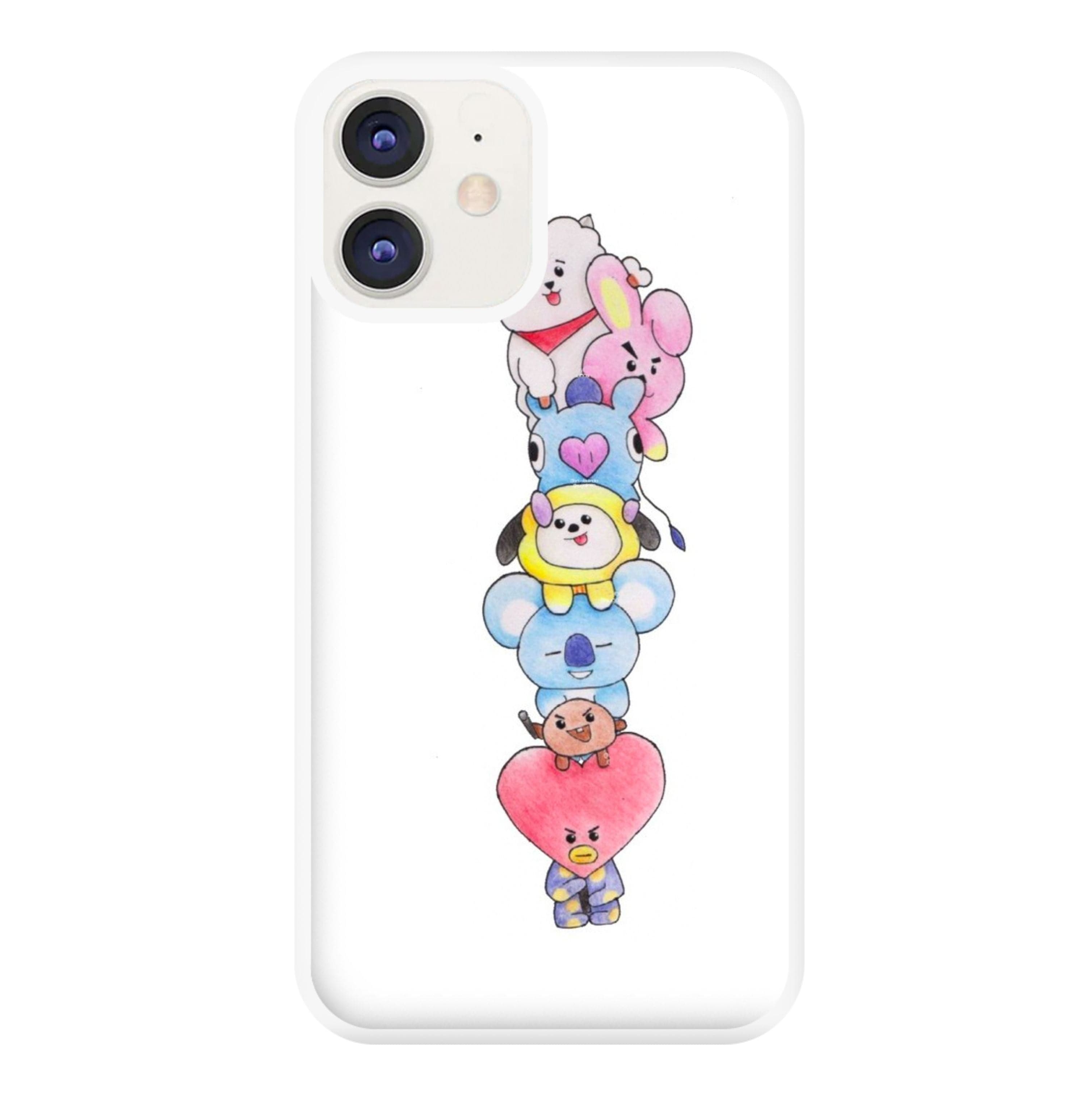 K-Pop Band BT21 Drawing Phone Case