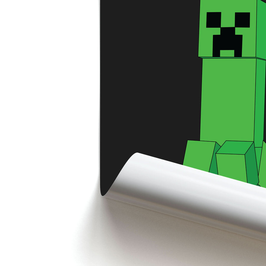 Creeper Standing Poster