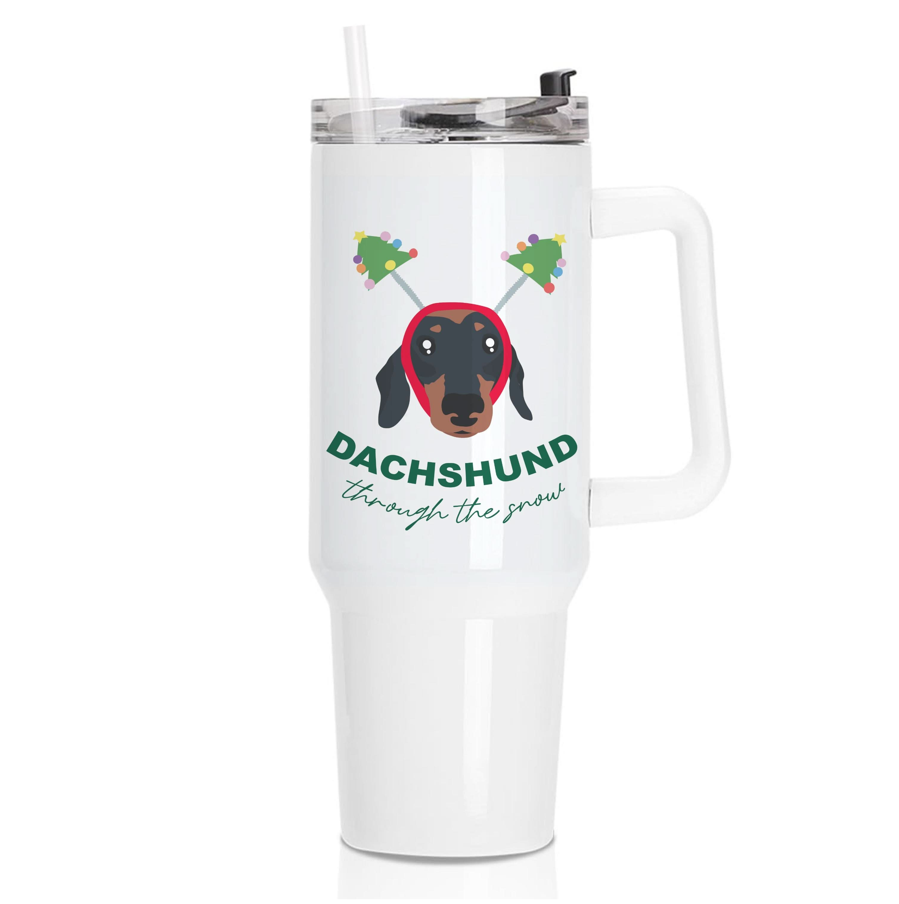 Dachshund Through The Snow Tumbler