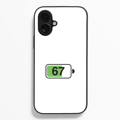 6 7 Battery iPhone 16 Plus Case