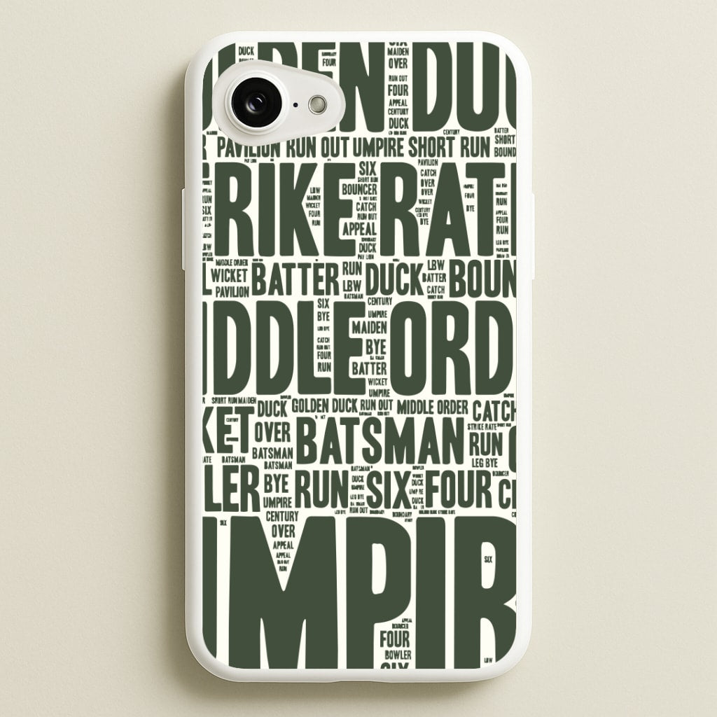 Cricket Wordscape iPhone 17e Case