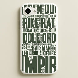 Cricket Wordscape iPhone 17e Case