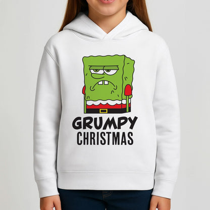 Grumpy Christmas Cartoon Sponge Girls Hoodie